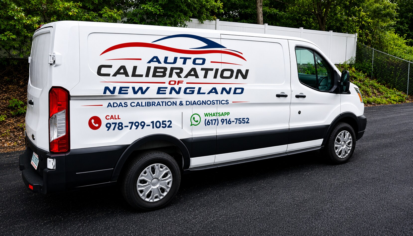 Auto Calibration of New England mobile service van